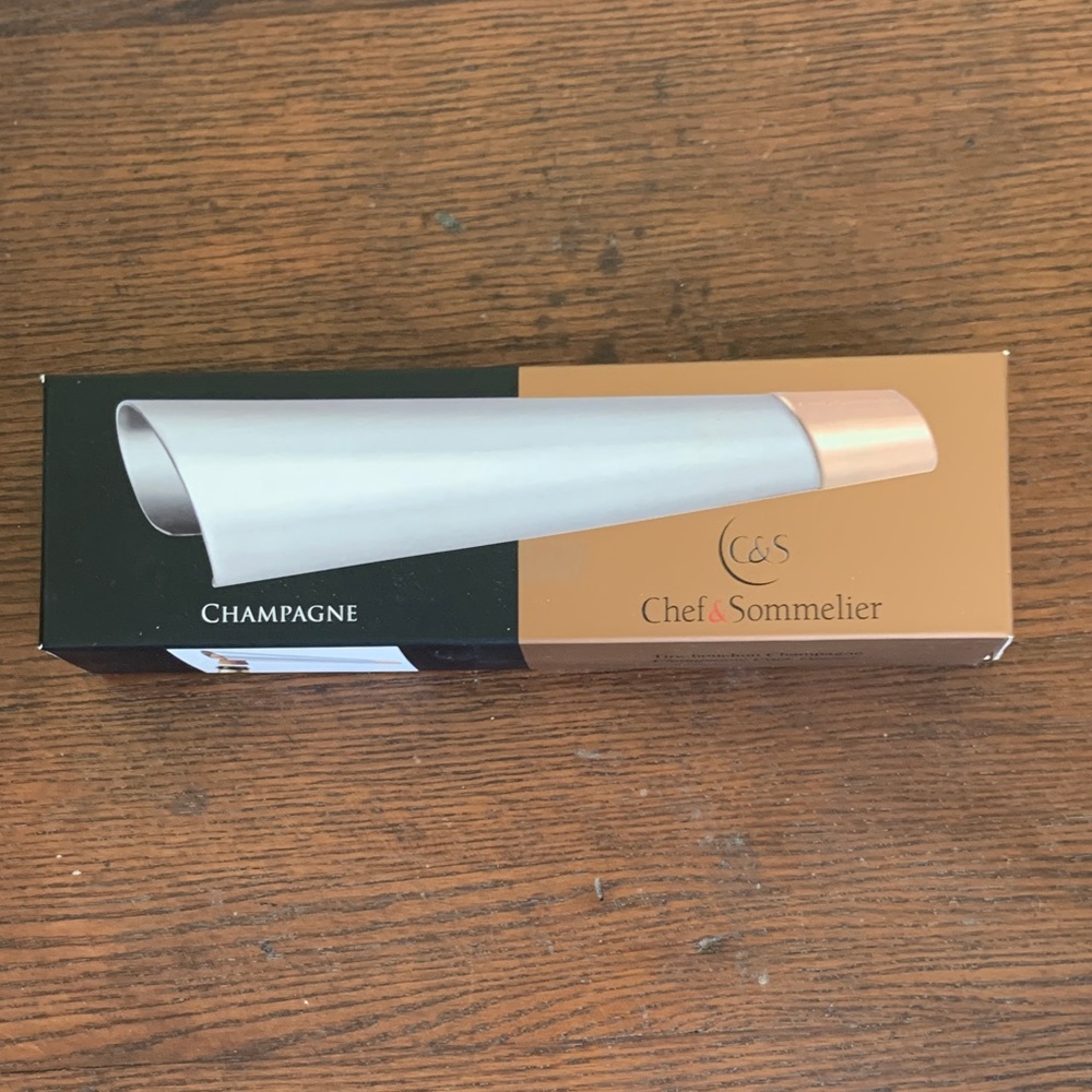 Chef & Sommelier Champagne Cone Corkscrew Stopper New Open Box